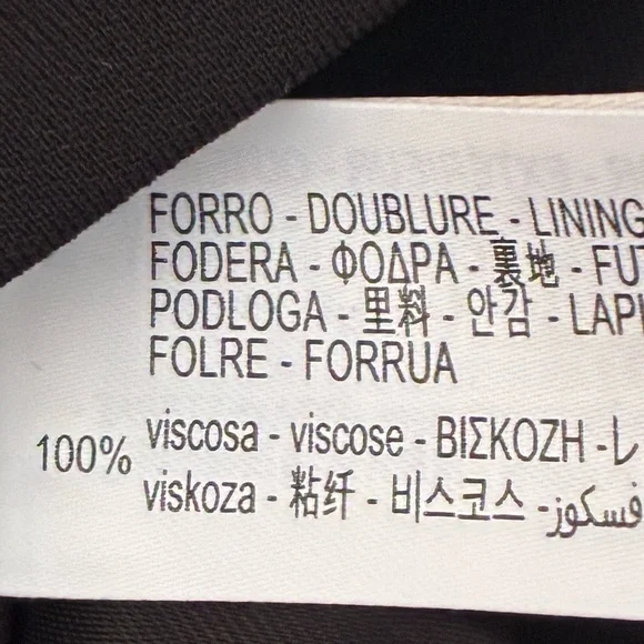 NWT. Zara ZW Collection Black Cropped Jacket. Size L. - Picture 8 of 9